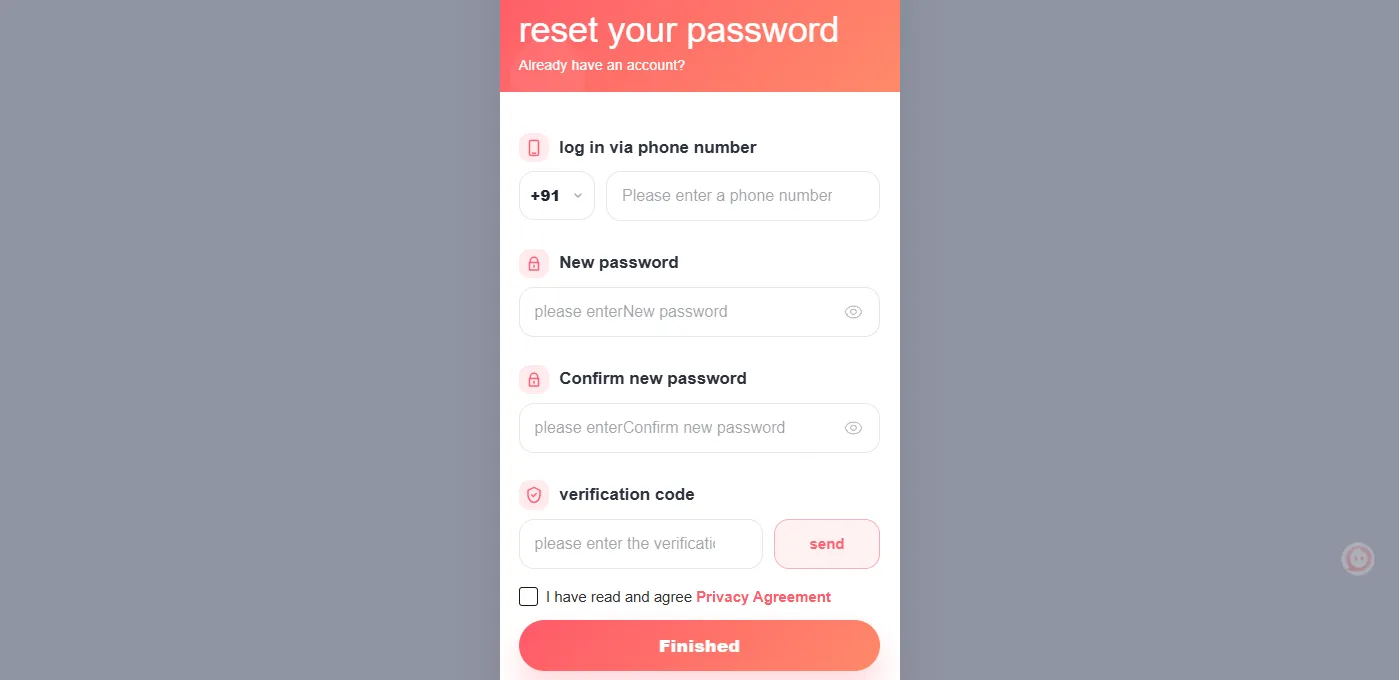 Common Raja Luck login error screen on Android with troubleshooting steps